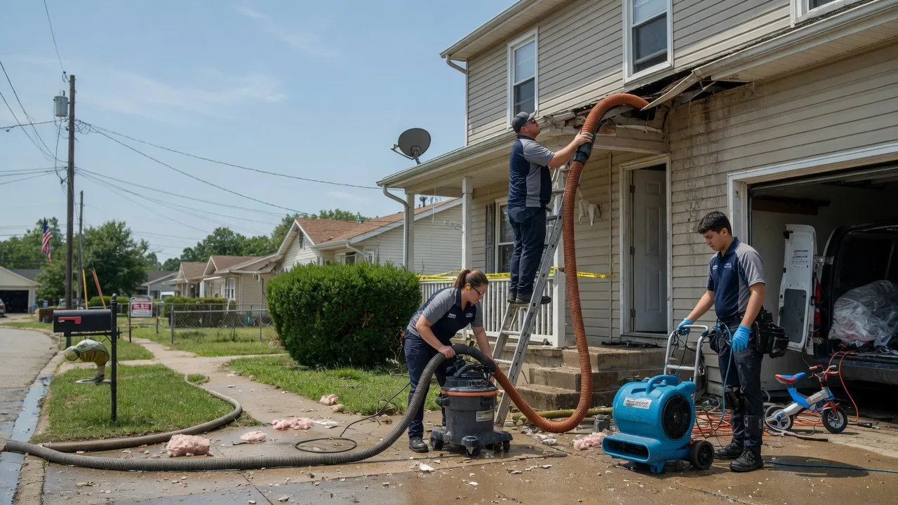Water Damage Restoration in Bentonville, OH near me
